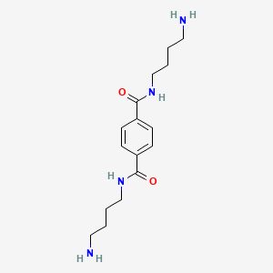 N~1~,N~4~-Bis(4-aminobutyl)benzene-1,4-dicarboxamide