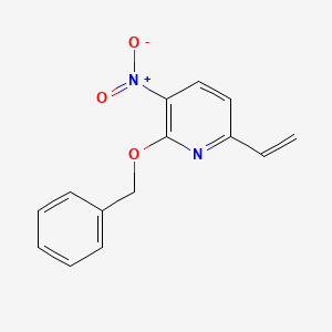 2-(Benzyloxy)-3-nitro-6-vinylpyridine