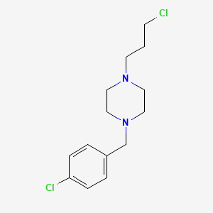 1-[(4-Chlorophenyl)methyl]-4-(3-chloropropyl)piperazine