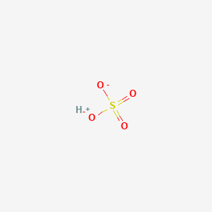 molecular formula HSO4(−)<br>HO4S- B086000 Hydrogen sulfate CAS No. 14996-02-2
