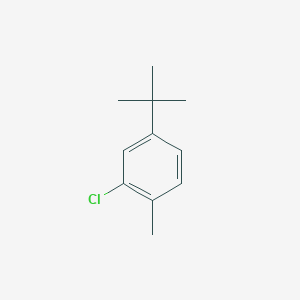 molecular formula C11H15Cl B8600115 Benzene, 2-chloro-1-methyl-4-(1,1-dimethylethyl) 