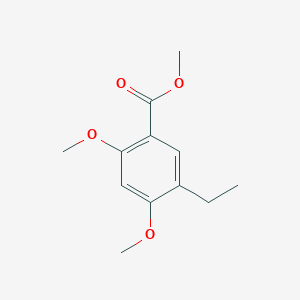 molecular formula C12H16O4 B8600296 Methyl 5-ethyl-2,4-dimethoxybenzoate CAS No. 174261-31-5