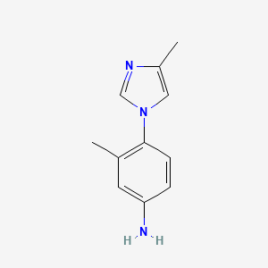 3-Methyl-4-(4-methyl-imidazol-1-yl)-phenylamine