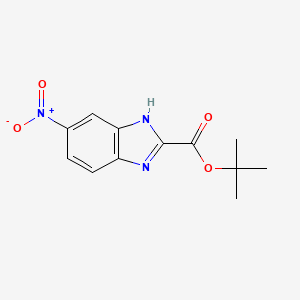 B8600520 1,1-dimethylethyl 5-nitro-1H-benzimidazole-2-carboxylate CAS No. 1093261-32-5