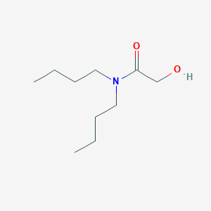 molecular formula C10H21NO2 B8600525 n,n-dibutyl-2-hydroxyacetamide CAS No. 70785-78-3