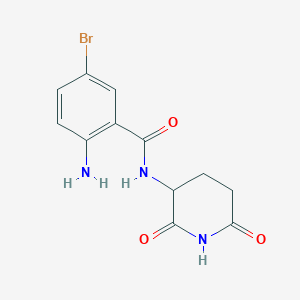 2-amino-N-(2,6-dioxo-piperidin-3-yl)-5-bromo-benzamide