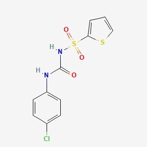 N-[(4-Chlorophenyl)carbamoyl]thiophene-2-sulfonamide