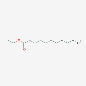 molecular formula C12H24O3 B8600602 ethyl 10-hydroxydecanoate CAS No. 3639-35-8