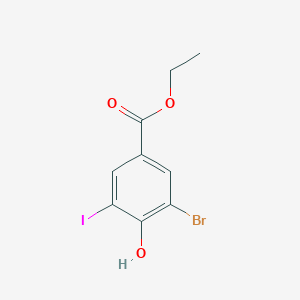 Ethyl 3-bromo-4-hydroxy-5-iodobenzoate