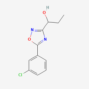 (+)-1-[5-(3-Chlorophenyl)-[1,2,4]oxadiazol-3-yl]propan-1-ol