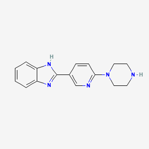 2-(6-Piperazin-1-YL-pyridin-3-YL)-1H-benzoimidazole