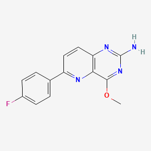 6-(4-Fluorophenyl)-4-methoxypyrido[3,2-d]pyrimidin-2-amine