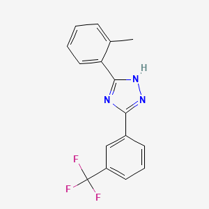 s-Triazole, 3-(o-tolyl)-5-(alpha,alpha,alpha-trifluoro-m-tolyl)-