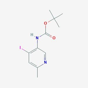 molecular formula C11H15IN2O2 B8600739 tert-Butyl(4-iodo-6-methylpyridin-3-yl)carbamate 