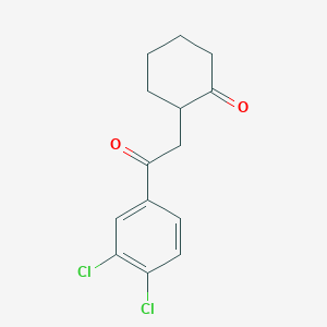 Cyclohexanone, 2-[2-(3,4-dichlorophenyl)-2-oxoethyl]-