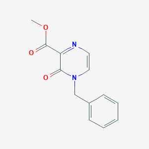 molecular formula C13H12N2O3 B8600892 Methyl 4-benzyl-3-oxo-3,4-dihydropyrazine-2-carboxylate 