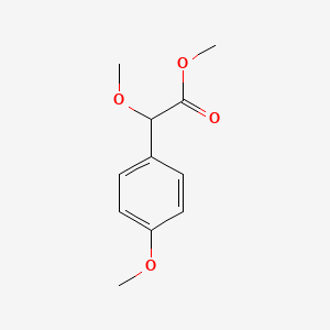 molecular formula C11H14O4 B8600894 Methyl methoxy-(4-methoxyphenyl)acetate CAS No. 59845-69-1