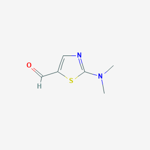 molecular formula C6H8N2OS B086009 2-(Dimethylamino)-1,3-thiazole-5-carbaldehyde CAS No. 1005-28-3