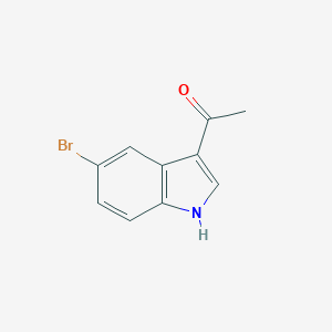 molecular formula C10H8BrNO B008601 1-(5-bromo-1H-indol-3-yl)ethanone CAS No. 19620-90-7