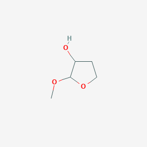 molecular formula C5H10O3 B8601033 2-Methoxy-tetrahydro-furan-3-ol 