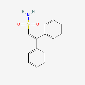 molecular formula C14H13NO2S B8601070 Ethenesulfonamide, 2,2-diphenyl- CAS No. 50404-18-7