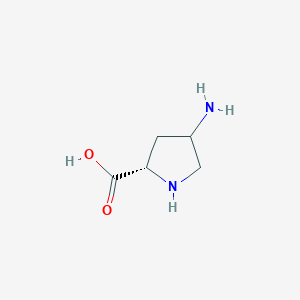 molecular formula C5H10N2O2 B8601198 4-Amino-L-proline 