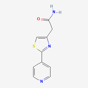 2-[2-(4-Pyridyl)thiazol-4-yl]acetamide