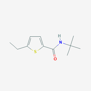 5-Ethyl-2-thiophenecarboxylic acid, N-t-butyl amide