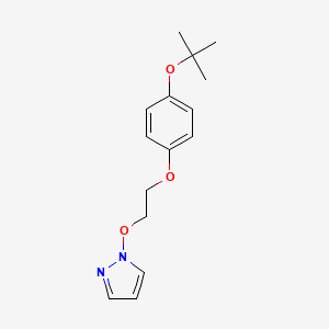 1-[2-(4-tert-Butoxyphenoxy)ethoxy]-1H-pyrazole