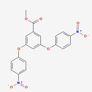 molecular formula C20H14N2O8 B8601341 Methyl 3,5-bis(4-nitrophenoxy)benzoate CAS No. 173550-32-8