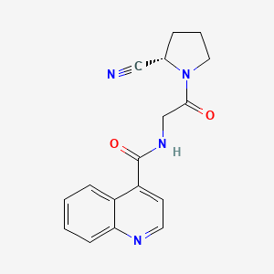(S)-N-(2-(2-Cyanopyrrolidin-1-yl)-2-oxoethyl)quinoline-4-carboxamide