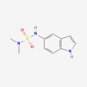 [(1H-indol-5-yl)sulfamoyl]dimethylamine