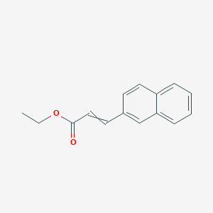 molecular formula C15H14O2 B8601456 2-Propenoic acid, 3-(2-naphthalenyl)-, ethyl ester CAS No. 19661-27-9