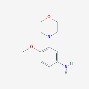 4-Methoxy-3-morpholin-4-yl-phenylamine