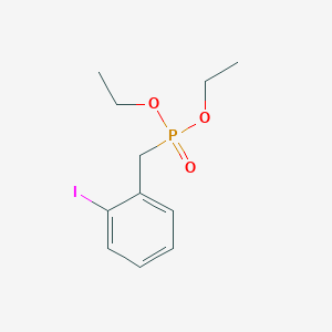 molecular formula C11H16IO3P B8601497 Diethyl 2-iodobenzylphosphonate CAS No. 62680-68-6