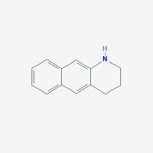 molecular formula C13H13N B8601511 1,2,3,4-Tetrahydrobenzo[g]quinoline 