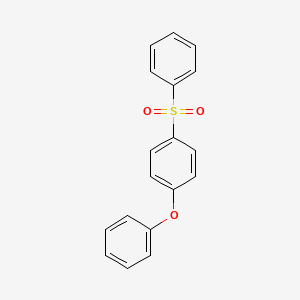 molecular formula C18H14O3S B8601563 1-Benzenesulfonyl-4-phenoxy-benzene CAS No. 47189-05-9