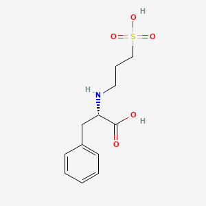 molecular formula C12H17NO5S B8601575 N-(3-Sulfopropyl)-L-phenylalanine CAS No. 819863-38-2