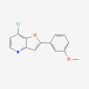 7-Chloro-2-(3-methoxyphenyl)furo[3,2-b]pyridine