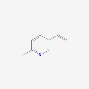 molecular formula C8H9N B086018 2-Methyl-5-vinylpyridine CAS No. 140-76-1