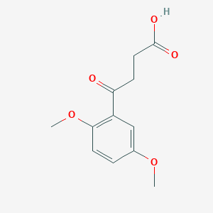 molecular formula C12H14O5 B086019 4-(2,5-Dimethoxyphenyl)-4-oxobutanoic acid CAS No. 1084-74-8