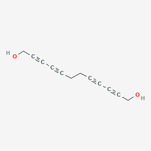 molecular formula C12H10O2 B8601918 Dodeca-2,4,8,10-tetrayne-1,12-diol CAS No. 62516-44-3