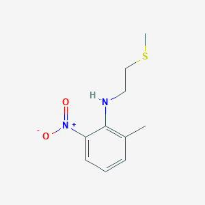 2-methyl-N-[2-(methylthio)ethyl]-6-nitroaniline