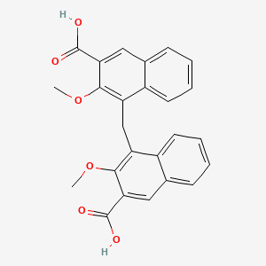 4,4'-Methylenebis(3-methoxy-2-naphthoic) acid
