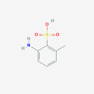 molecular formula C7H9NO3S B8602064 2-Amino-6-methylbenzenesulfonic acid CAS No. 39967-87-8