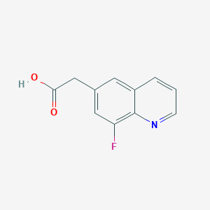 (8-Fluoro-quinolin-6-yl)-acetic acid