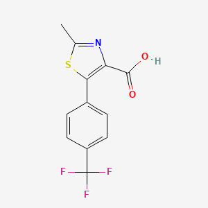 2-Methyl-5-(4-trifluoromethylphenyl)thiazole-4-carboxylic acid