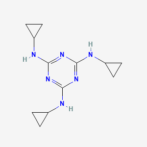N~2~,N~4~,N~6~-Tricyclopropyl-1,3,5-triazine-2,4,6-triamine
