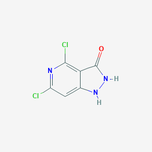 molecular formula C6H3Cl2N3O B8602564 4,6-dichloro-1H-pyrazolo[4,3-c]pyridin-3(2H)-one 