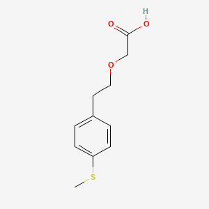 2-(4-Methylthiophenyl)ethoxyacetic acid